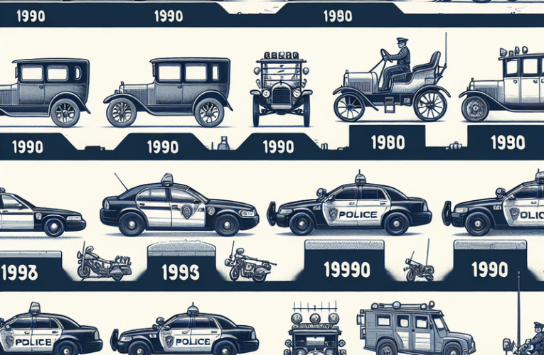 Ewolucja radiowozów policyjnych na przestrzeni lat – historia i technologia