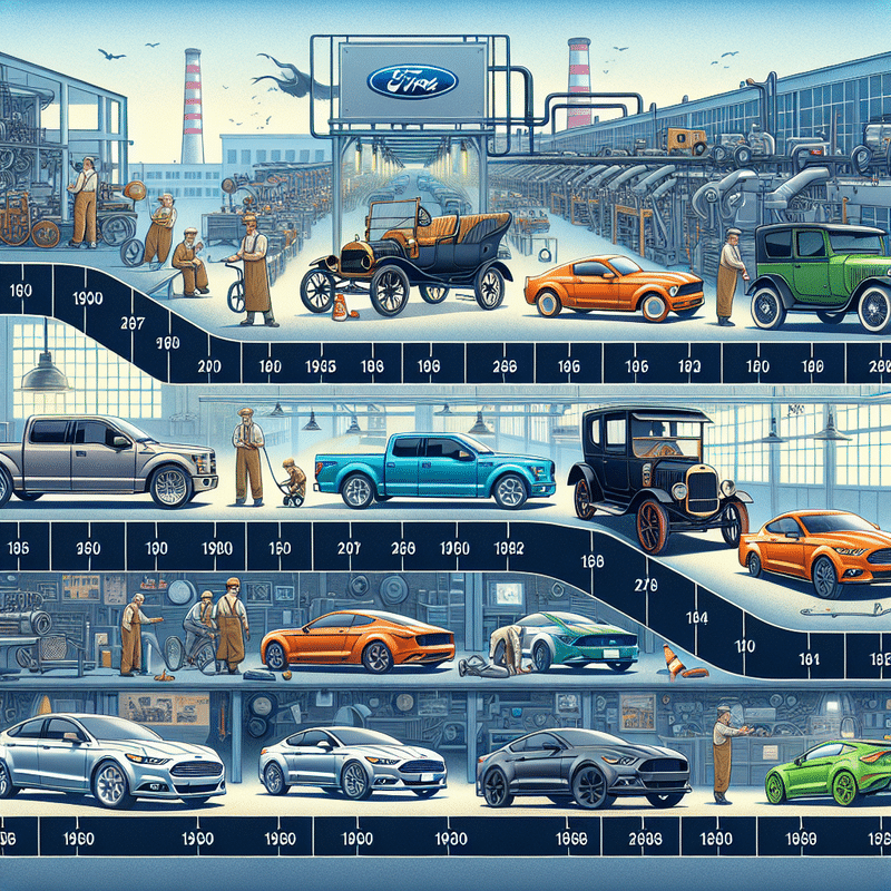 Historia rozwoju Forda w branży motoryzacyjnej