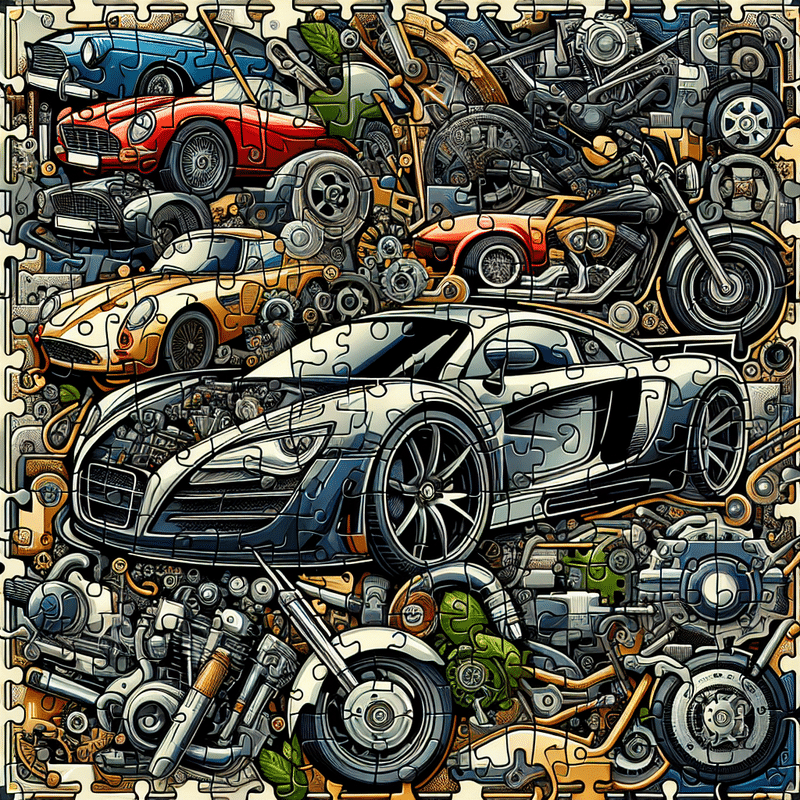 puzzle motoryzacja